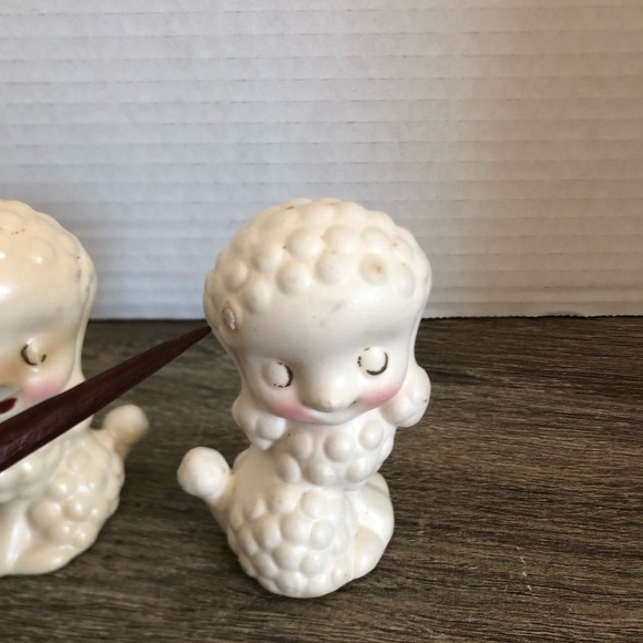 Vtg Poodle Salt and Pepper Shakers - Picture 10 of 12